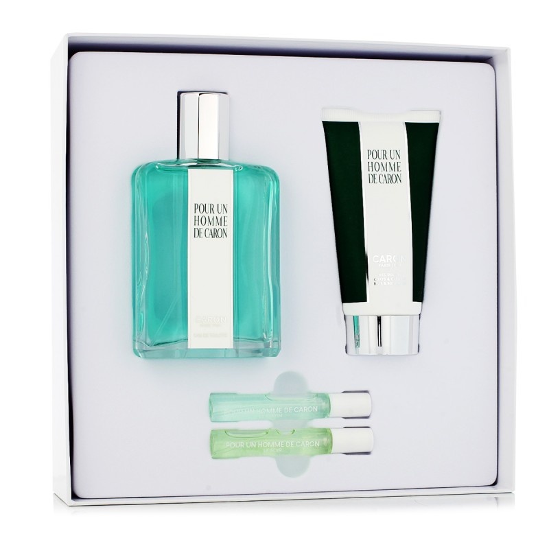 Caron Pour un Homme de Caron EDT 125 ml + SG 75 ml + EDT MINI Le Matin 5 ml + EDP MINI Le Soir 5 ml