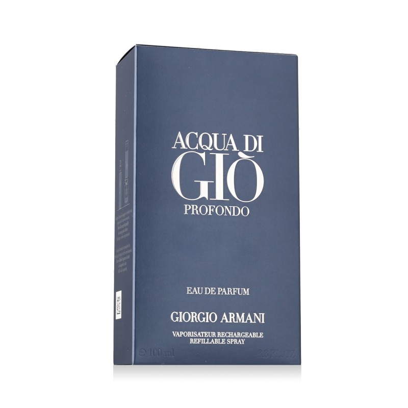 Giorgio Armani Acqua di Gi Profondo Eau De Parfum Refillable 100 ml kvepalai vyrams