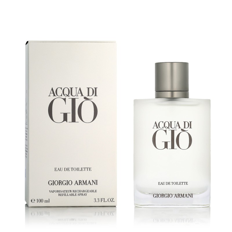 Giorgio Armani Acqua di Gi Pour Homme Eau De Toilette Refillable 100 ml kvepalai vyrams