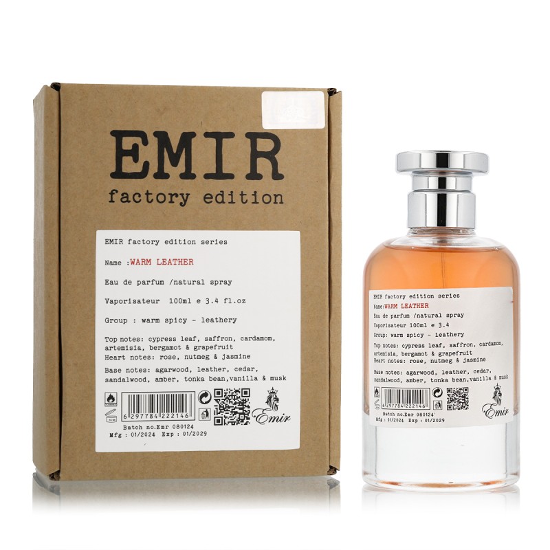 Emir Warm Leather Eau De Parfum 100 ml kvepalai unisex