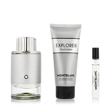 Montblanc Explorer Platinum EDP 100 ml + EDP MINI 7.5 ml + SG for Body & Hair 100 ml vyrams