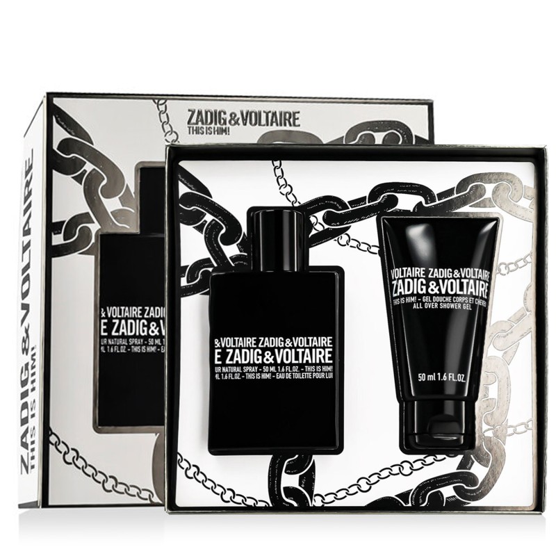 Zadig & Voltaire This is Him EDT 50 ml + SG for Body & Hair 50 ml kvepalai vyrams