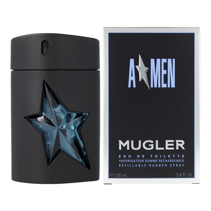 Mugler A*Men Rubber Flask Eau De Toilette Refillable 100 ml kvepalai vyrams