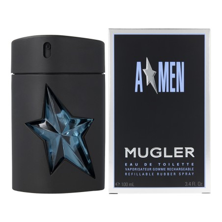 Mugler A*Men Rubber Flask Eau De Toilette Refillable 100 ml kvepalai vyrams