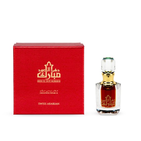 Swiss Arabian Dehn El Oud Mubarak Perfumed Oil 6 ml kvepalai unisex