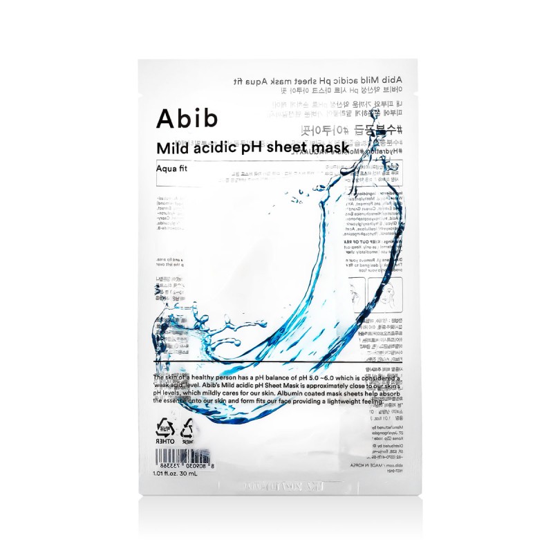 Abib Mild Acidic Ph Sheet Mask Aqua Fit 30 ml