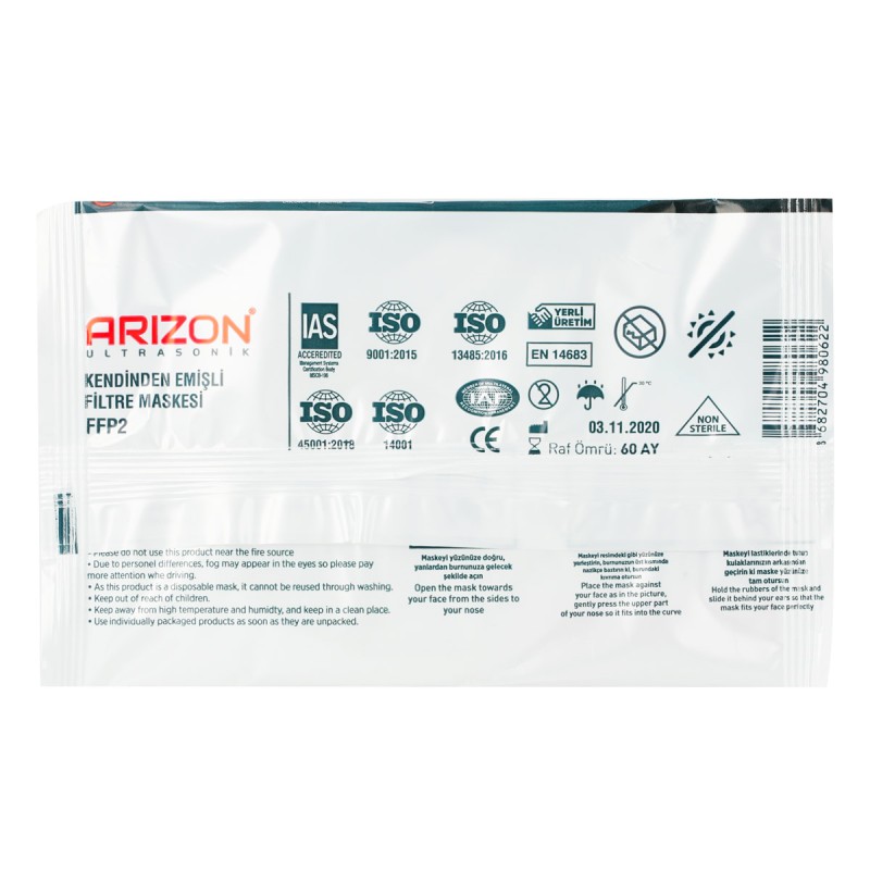 Filter Respirator FFP2 1 pc