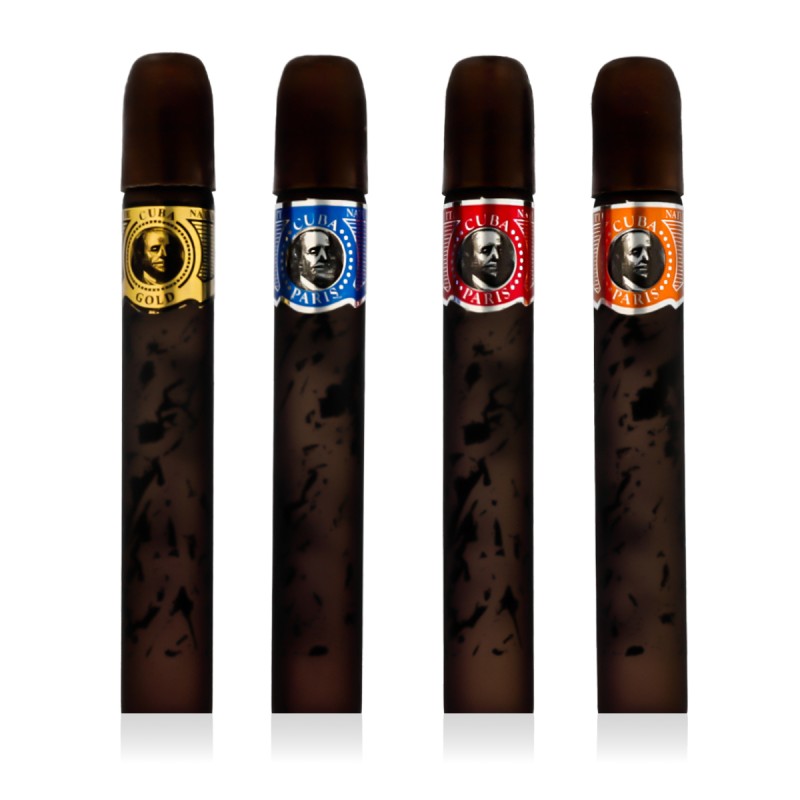 Cuba Fragrance For Men Set EDT MINI 4 x 5 ml vyrams