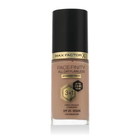 Max Factor Face Finity All Day Flawless 3in1 Foundation SPF 20 (C30 Porcelain) 30 ml