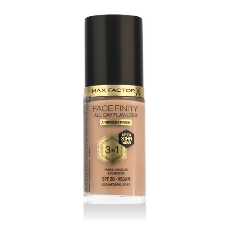 Max Factor Face Finity All Day Flawless 3in1 Foundation SPF 20 (C50 Natural Rose) 30 ml