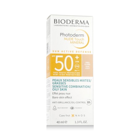 Bioderma Photoderm Nude Touch Mineral SPF 50+ PA++++ (Very Light) 40 ml