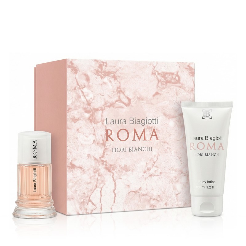 Laura Biagiotti Roma Fiori Bianchi EDT 25 ml + BL 50 ml kvepalai moterims