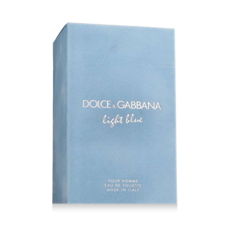 Dolce & Gabbana Light Blue pour Homme Eau De Toilette 200 ml kvepalai vyrams