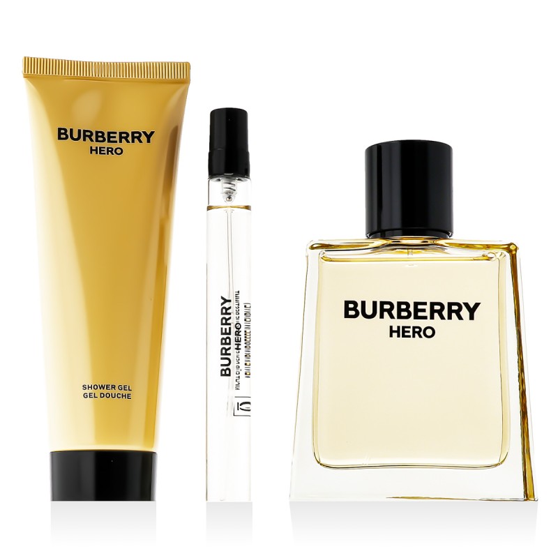 Burberry Hero EDT 100 ml + EDT MINI 10 ml + SG 75 ml vyrams