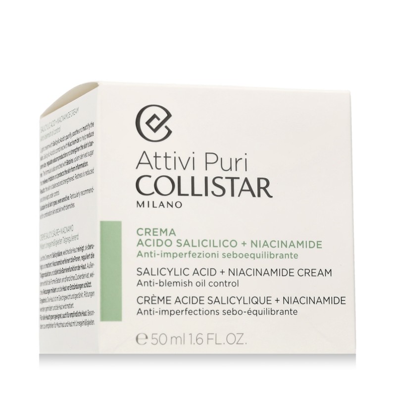 Collistar Attivi Puri Salicylic Acid + Niacinamide Cream 50 ml
