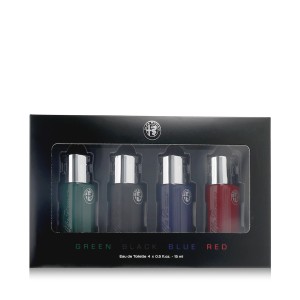 Alfa Romeo Black EDT Green 15 ml + EDT Black 15 ml + EDT Blue 15 ml + EDT Red 15 ml vyrams