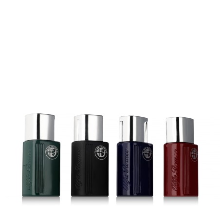 Alfa Romeo Black EDT Green 15 ml + EDT Black 15 ml + EDT Blue 15 ml + EDT Red 15 ml kvepalai vyrams